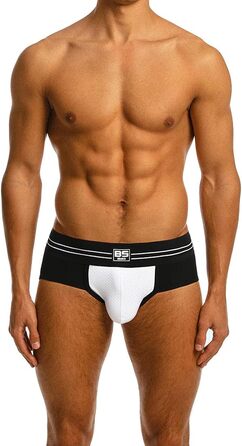 Чоловіча білизна BSHETR, труси для чоловіків, 3/5 шт. у пакунку, сітчаста тканина, низька талія, багато кольорів, м'які труси з відведенням вологи, контрастний колір, труси з низькою талією (XXL, R023)