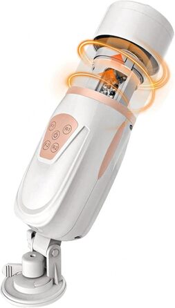 Автоматичний електричний мастурбатор-чаша з 10 телескопічними рухами та 5 швидкостями для чоловіків