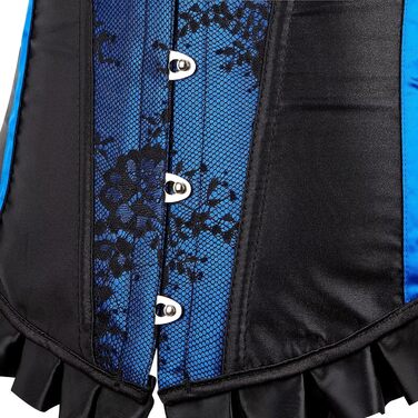 Жіноче плаття-корсет Jutrisujo, корсетне плаття, готичний стиль, синій колір