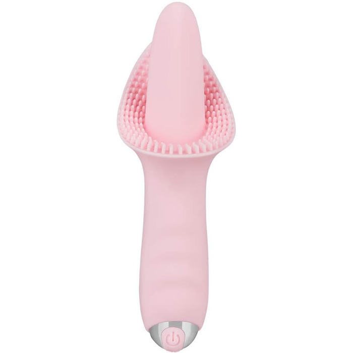 Вібратор EIS з язикоподібною насадкою | Перезаряджається | 10 програм | Водонепроникний (IPX7) | Для жінок | Зі змащенням | 14 см