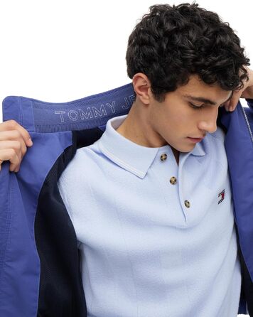 Чоловіча куртка Tommy Jeans TJM Essentia синього кольору (Blue Storm), розмір M