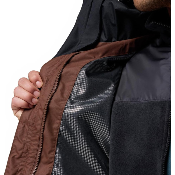 Чоловіча зимова куртка Columbia Bugaboo Fleece Interchange 3-в-1, колір Ancient Fossil, розмір L