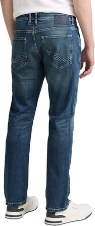 Чоловічі джинси Tom Tailor TTMARVIN Straight з еластичним стрейчем, Used Mid Stone Blue Denim, 34W/30L