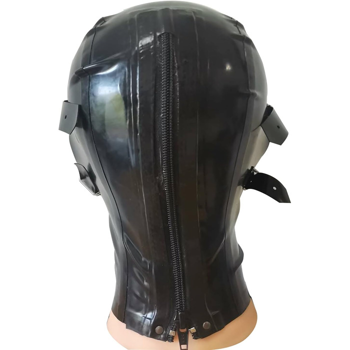 Латексна маска, гумовий дildo, SM-фетиш, плуг для пеніса, бондж, маска для рольових ігор