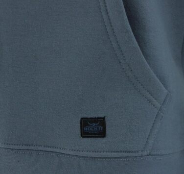 Чоловічий худі ROCK-IT Apparel Urban Streetstyle з капюшоном та флісовим начосом, камуфляж Dark Camo (Coronet Blau), розмір 3XL