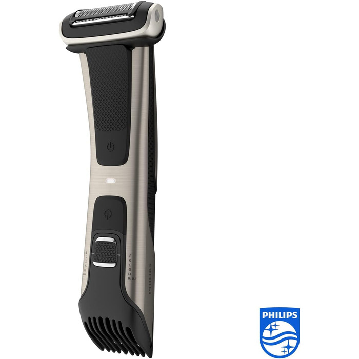 Тример для тіла та інтимних зон Philips Bodygroom Series 7000 BG7480/15, з гнучким 2D-лезом, захистом шкіри та водонепроникним корпусом