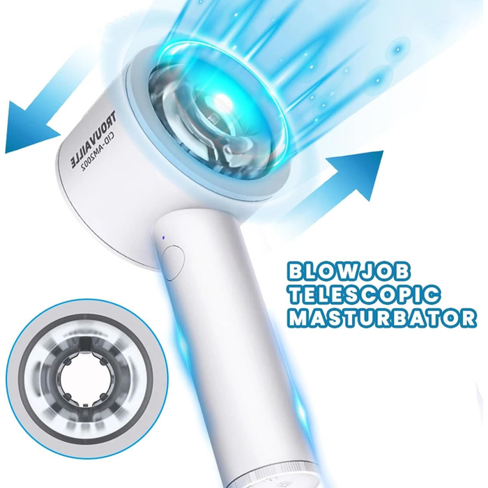 Електричний мастурбатор YcsLust для чоловіків з 6 режимами, автоматичний, ротаційний, портативний