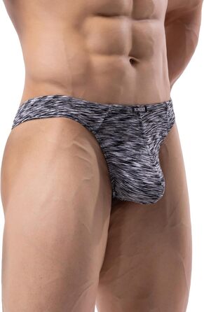 Танга чоловічі iKingsky, чорні, 4 шт. у пакунку, низька талія, швидковисихаючі