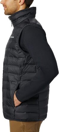 Чоловічий жилет Columbia Lake 22 Down Vest, утеплений пуховий жилет, чорний, розмір S