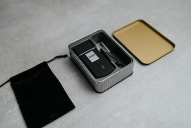 Електробритва Wahl Travel Shaver Gold Edition — бездротовий акумуляторний тример для чоловіків, компактна дорожня бритва для обличчя та бороди, срібляста