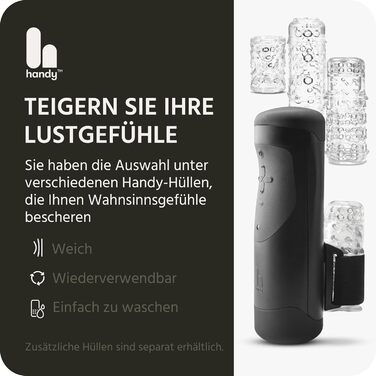 Інтерактивний чоловічий мастурбатор Handy з Wi-Fi/Bluetooth – VR-сумісний stroker для чоловіків