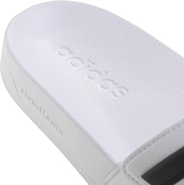 Чоловічі тапочки-шльопанці adidas Adilette Shower Velcro білі з чорним (розмір 46 EU)