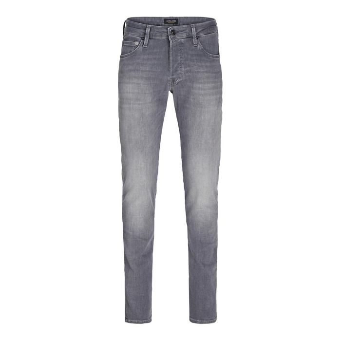 Чоловічі джинси Slim Fit Jack & Jones JJI GLENN JJICON (Сірий денім, 32W/34L)