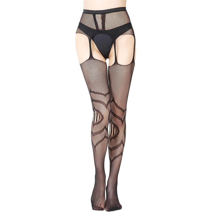 Чоловічі гольфи з поясом 2 шт. LNGZDHE, мереживні гольфи, сексуальна білизна, універсальний розмір