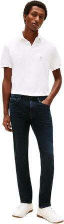 Чоловічі прямі джинси Tommy Hilfiger Denton Denim (Blue Black), розмір 32W/32L
