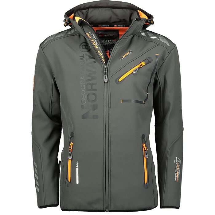 Чоловіча куртка Geographica Norway Rivoi, темно-сіра (Dark Grey), розмір 3XL