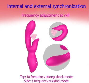 Вібратор для жінок Sexspielzeug: тихий, 10+3 режими вібрації, масажний дildo для жінок та пар, червоно-чорний