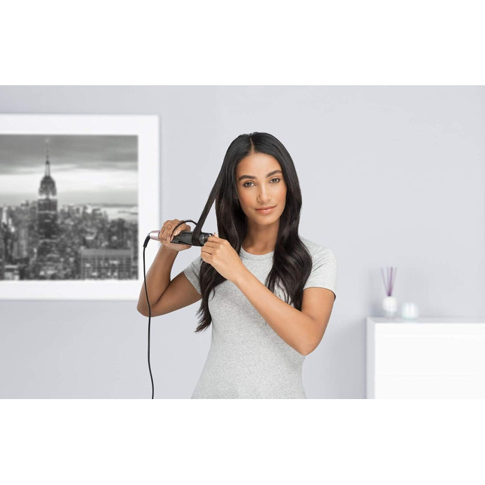 Іонійний фен-стайлер Remington Curl-Straight D5707 2в1 для завивки та випрямлення волосся (2200W, з дифузором, конічною насадкою та круглою щіткою 45мм)
