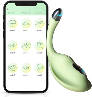 Вібратор з дистанційним керуванням, керування через додаток, 9 режимів, для жінок, кліторальний, портативний, фіолетовий
