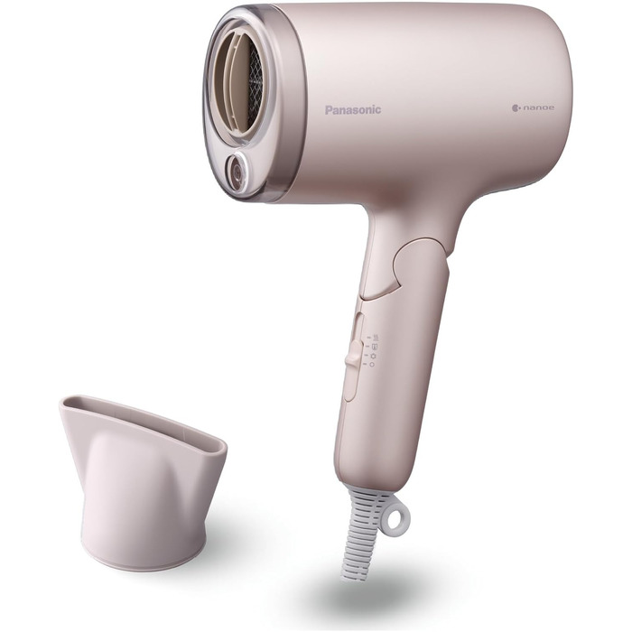 Фен для волосся Panasonic EH-NA7M-P825 nanoe з іонізацією, складаний, 1600 Вт, з концентратором, світло-рожевий (модель 2025)
