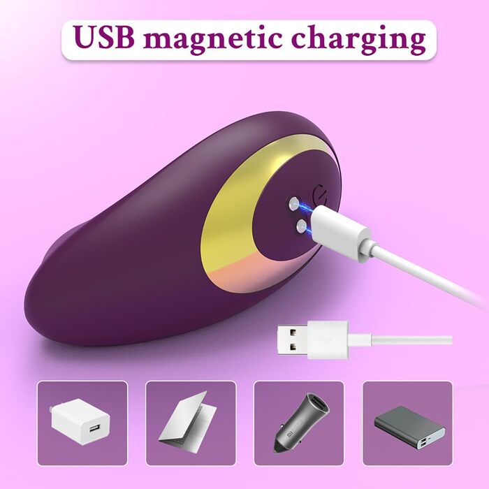 Вібратор для клітора з функцією насоса та пульсації JFRong - 10 режимів, з пультом дистанційного керування