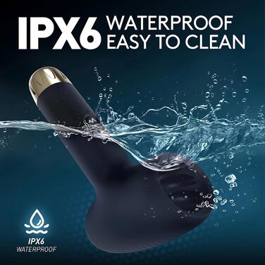 Вібратор для чоловіків HXLXW з 10 режимами вібрації, подовжувач пеніса, допомога при ерекції, керування через додаток