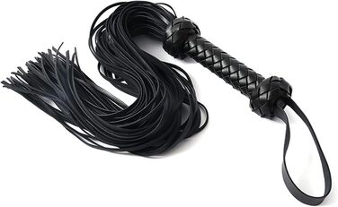 Пляшка для БДСМ: шкіряний плетище для еротичних ігор, косплею та зв'язування