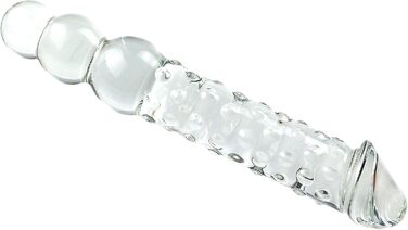 Секс-іграшка з скла Sawekin, великий дзеркальний дildo для стимуляції G-точки та анусу, SM, для мастурбації, 1 шт.