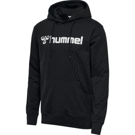 Чоловічий худі Hummel Hmlgo з регульованим поясом, органічна бавовна, чорний, розмір 3XL