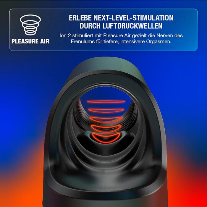Arcwave Ion 2 - Масажер для чоловіків, повітряний стимулятор | Зручний, водонепроникний | Arcwave