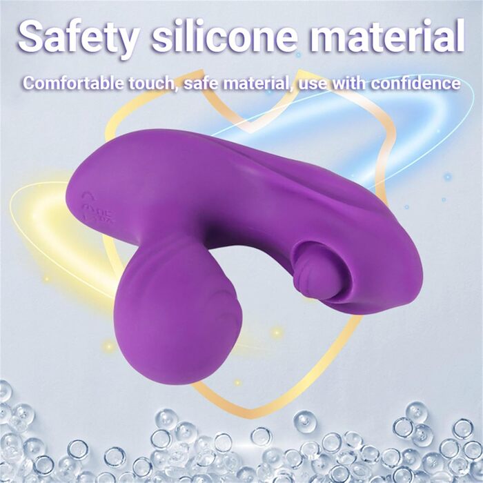 Вібратор-метелик для жінок: кліторальний та G-точковий, 9 режимів, з пультом дистанційного керування, перезаряджається