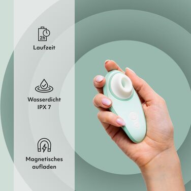 Womanizer Liberty 2 – Стимулятор клітора з 8 рівнями інтенсивності, водонепроникний, перезаряджуваний, для жінок та пар, колір шавлії