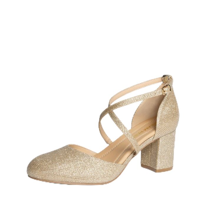Жіночі елегантні туфлі-човники DREAM PAIRS, золотисті, комфортні, розмір 39 EU