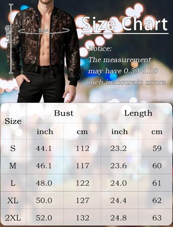 Чоловіча мереживна куртка AIEOE з довгим рукавом, сітчаста сорочка, топ для вечірок, клубної моди, прозора блейзер, сітчаста сорочка для нічного клубу, карнавалу, чорного кольору