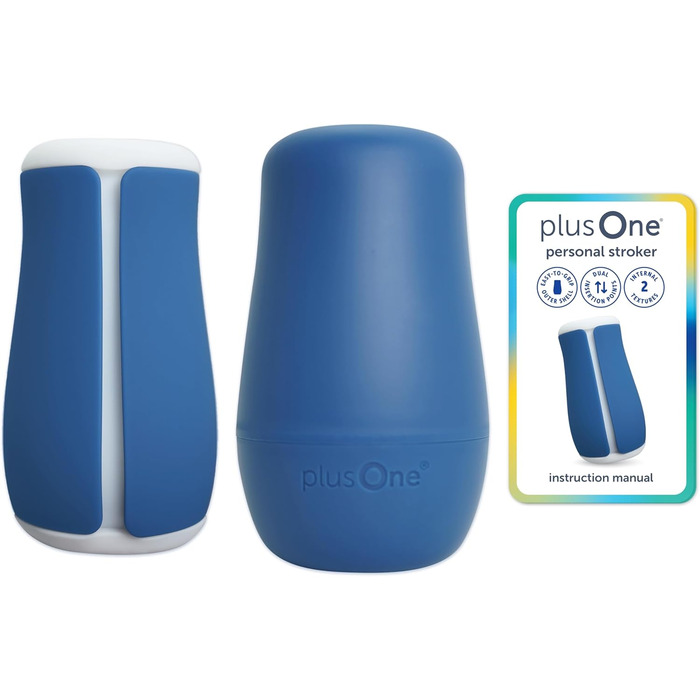 Персональний строкер для чоловіків plusOne, ультрам'який, повністю водонепроникний, дискретний дизайн