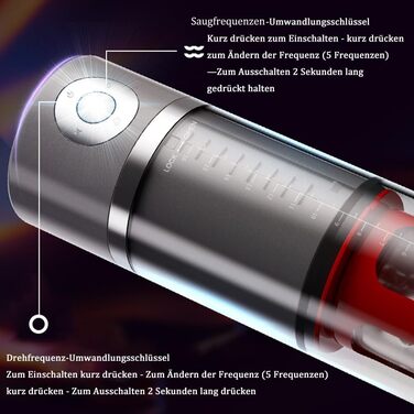 Електрична помпа для збільшення статевого члена Jpscor, 5 режимів, для чоловіків