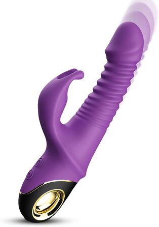 Вібратор для жінок з вібрацією клітора та G-точки, анальний вібратор, секс-іграшка з 9 режимами вібрації, для пар