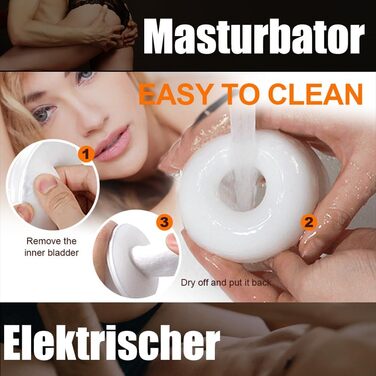 Електричний мастурбатор Seckoe: автоматичний, телескопічний, T-подібний, для чоловіків