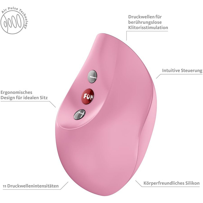 Fun Factory Delicia: Безконтактний вібратор для клітора з 11 програмами, водонепроникний (IPX7), USB-C зарядка - секс-іграшка для жінок