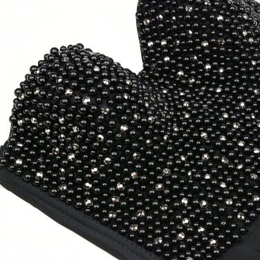 Корсет жіночий ELLACCI з діамантовими перлами та стразами, чорний