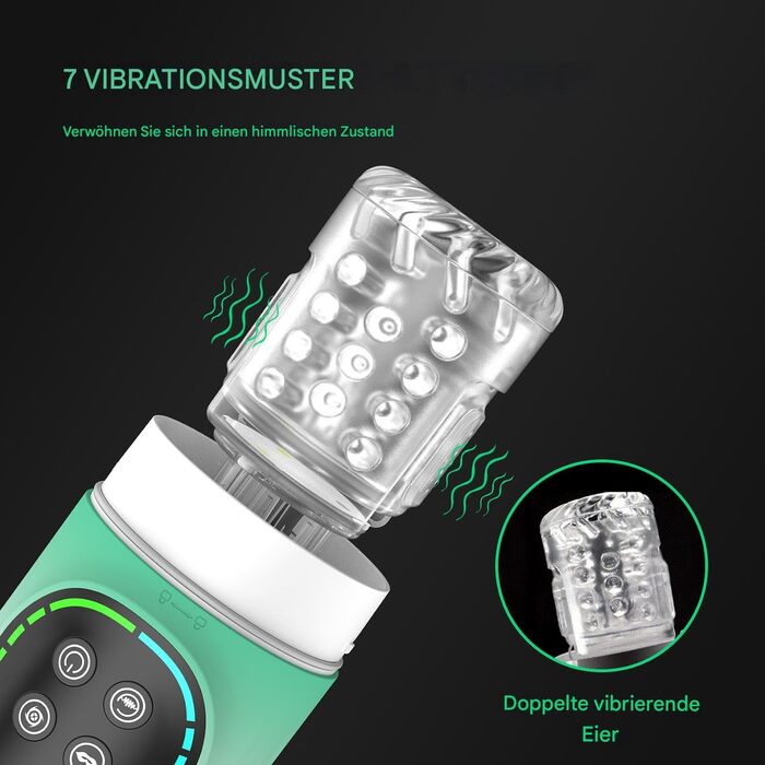 Електричний мастурбатор для чоловіків: чаша з функцією Blowjob, Strapon, насос, вібрація, телескопічна ручка, набір секс-іграшок