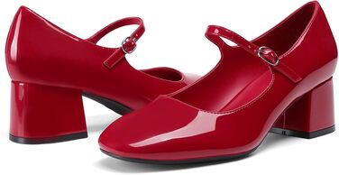 Жіночі туфлі-човники DREAM PAIRS з закритим носком, червоні, розмір 40 EU