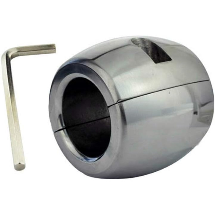 Сталевий кільцевий розтягувач для пеніса Jinqian, 30/40/60 мм, для збільшення, з підвіскою, S/M/L