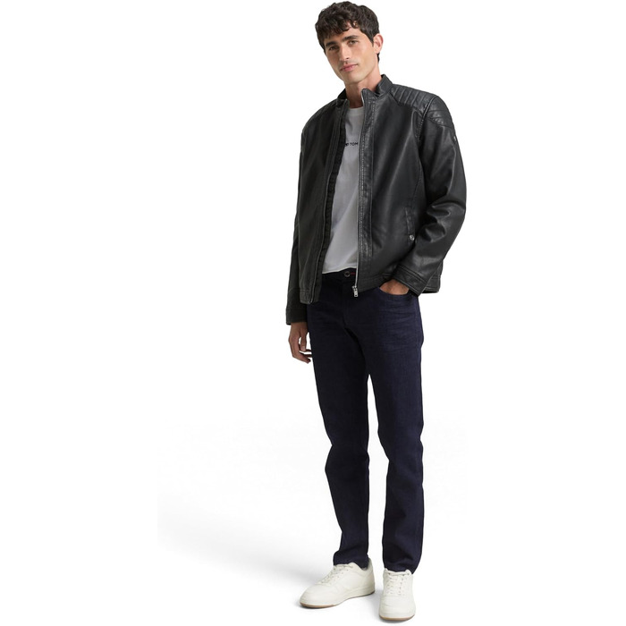 Чоловічі джинси Tom Tailor TTCURT Tapered зі стрейчем, колір Rinsed Blue Denim, 32W / 30L