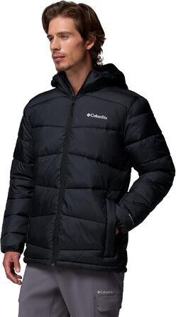 Чоловіча утеплена куртка з капюшоном Columbia Fivemile Butte™ II Puffer Jacket, чорна, розмір M