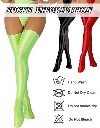 Чулки-гольфи FEOYA, еластичні, з ефектом вологого блиску, без швів, надколінні, для танців, вечірок, клубу, костюмів, універсальний розмір