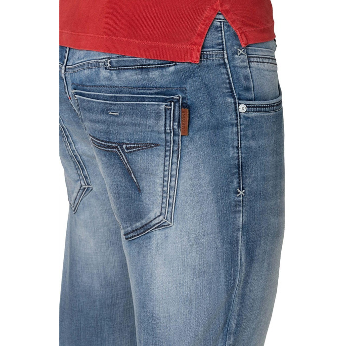 Чоловічі джинси Timezone Slim Jeans Regular Gerrittz, Antique Blue Wash, розмір 31W/32L