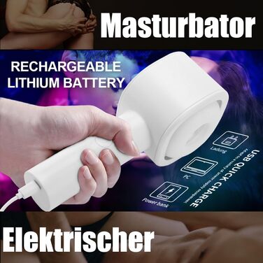 Електричний мастурбатор Seckoe: автоматичний, телескопічний, T-подібний, для чоловіків