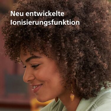 Фен для волосся Philips Series 3000 BHD360/20 з функцією іонізації, ThermoProtect, 2100 Вт, чорний (дифузор для об'єму в комплекті)