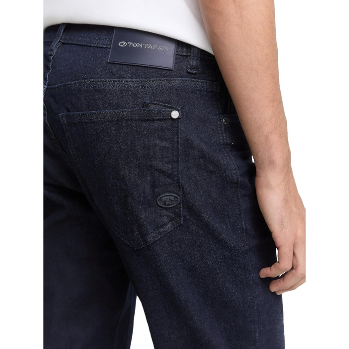 Чоловічі джинси Tom Tailor TTCURT Tapered зі стрейчем, колір Rinsed Blue Denim, 32W / 30L